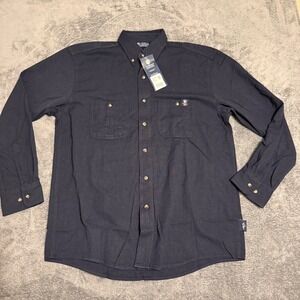 Tyndale NWT Men's FRMC Tradesman FR Button Down Shirt M110T Sz L